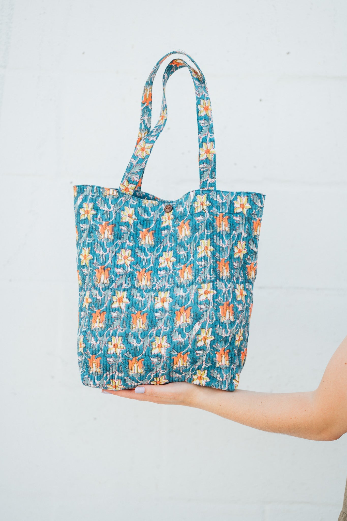Boho Quilted Indian Tote