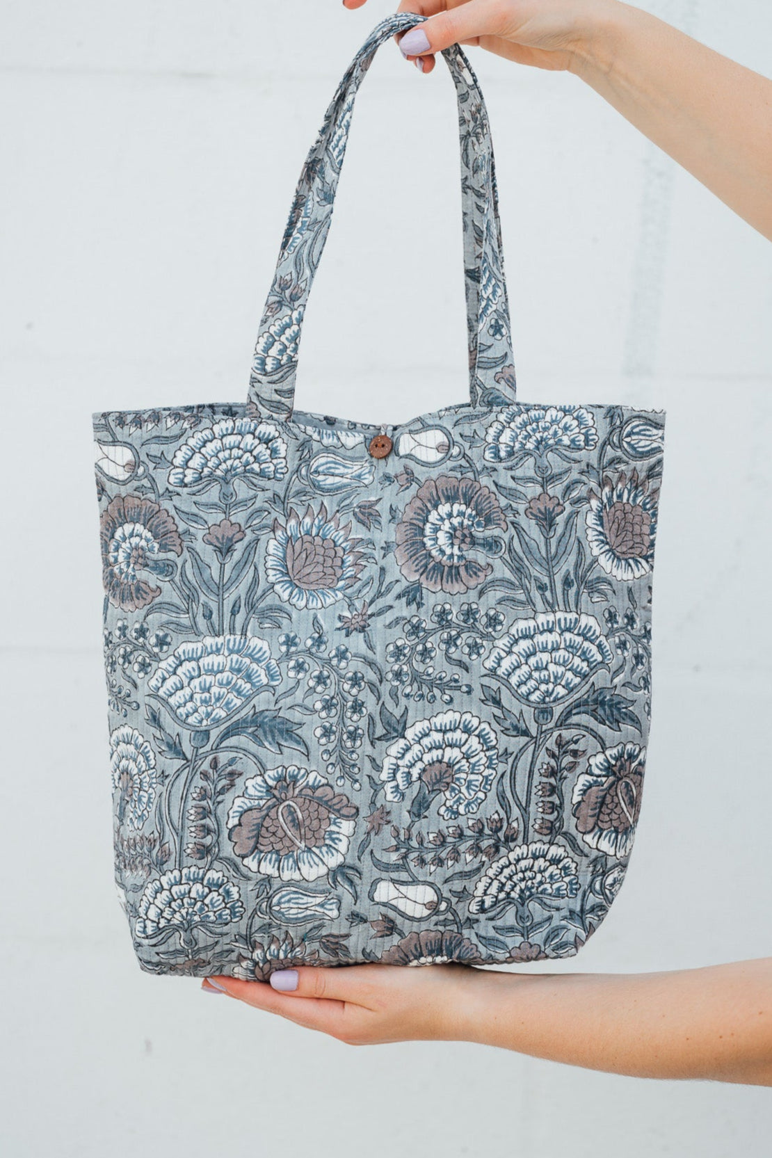 Boho Quilted Indian Tote
