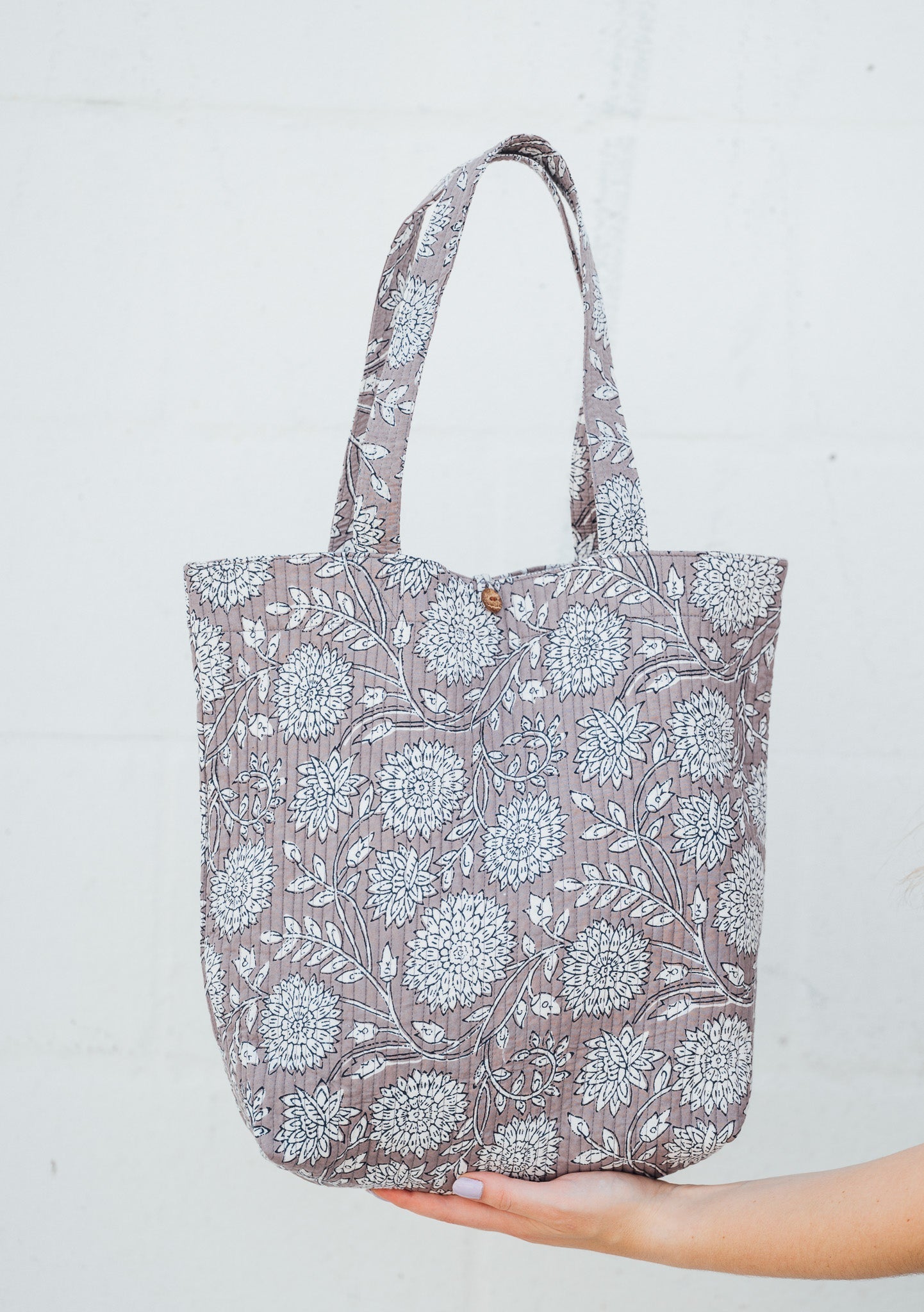 Boho Quilted Indian Tote