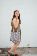 Boho Quilted Indian Tote