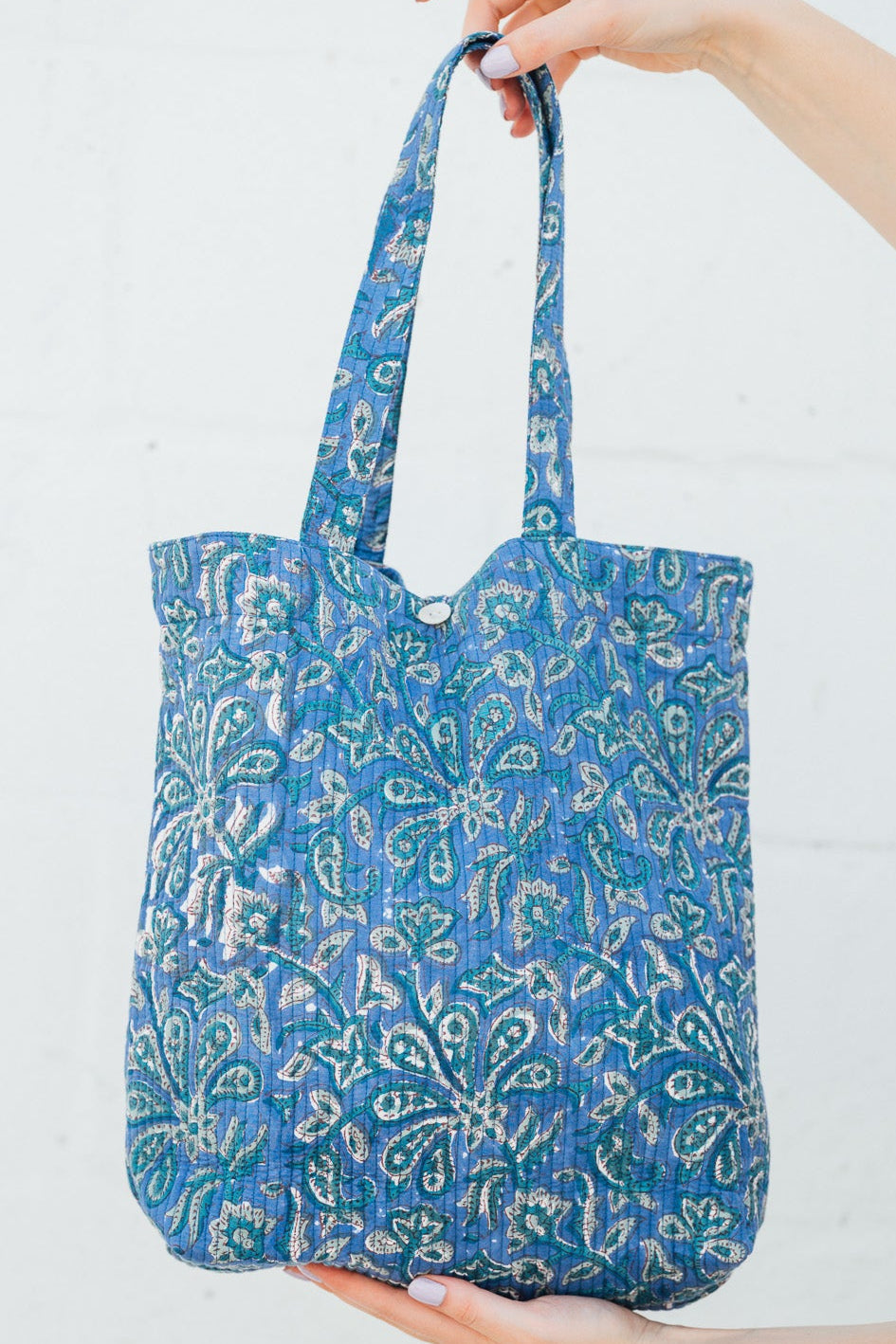 Boho Quilted Indian Tote