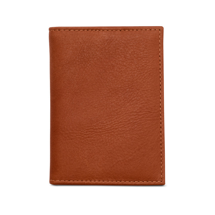Slim Vertical Leather Wallet