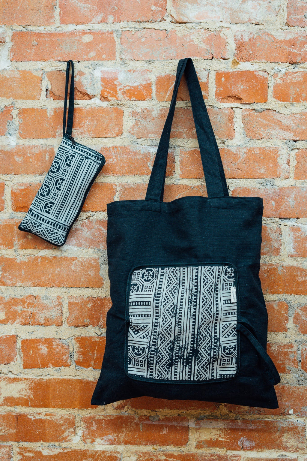 Foldaway Thai Canvas Tote