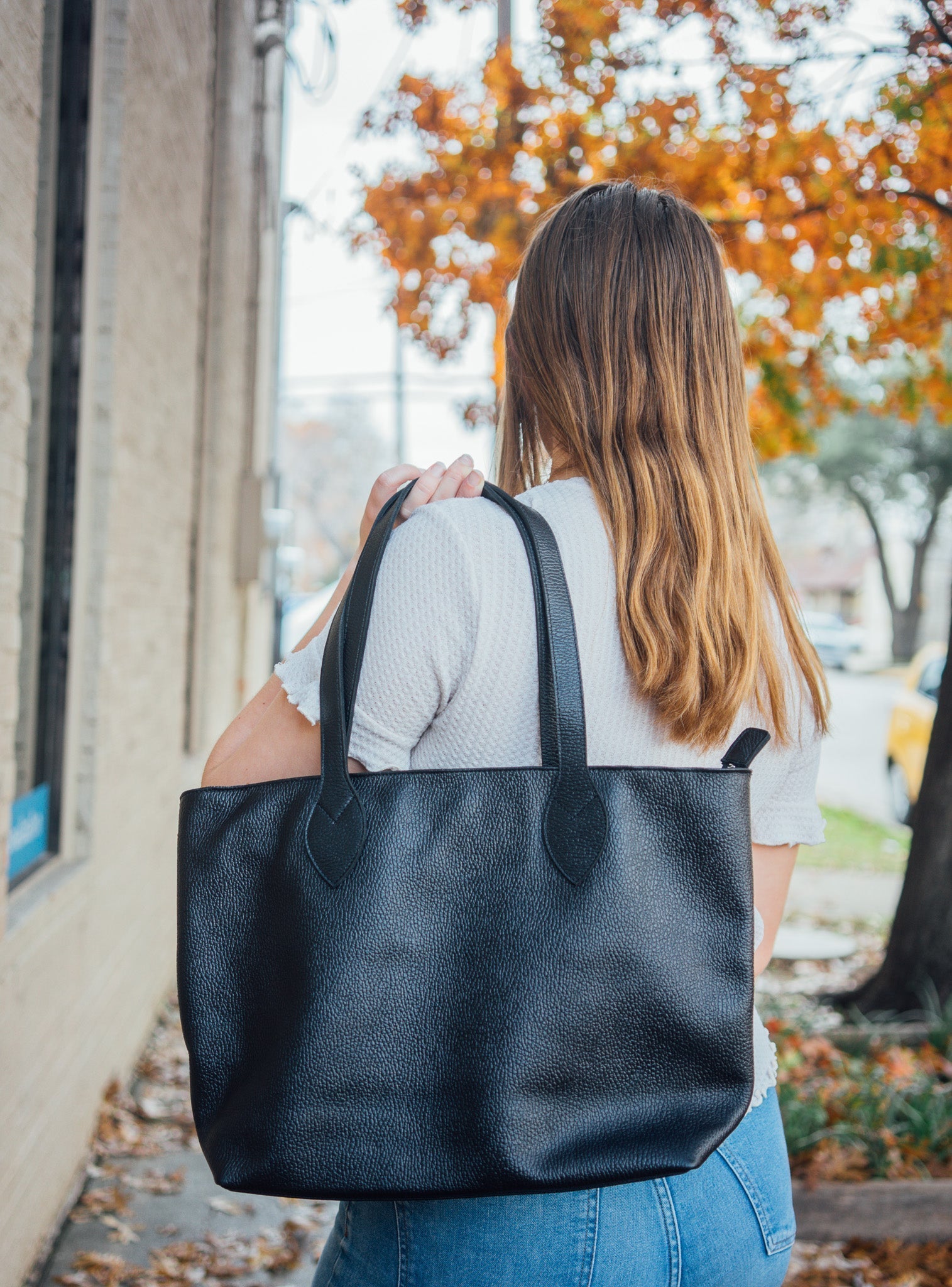 Colombian Nappa Leather Tote