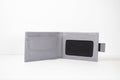 Pull Tab Leather Wallet