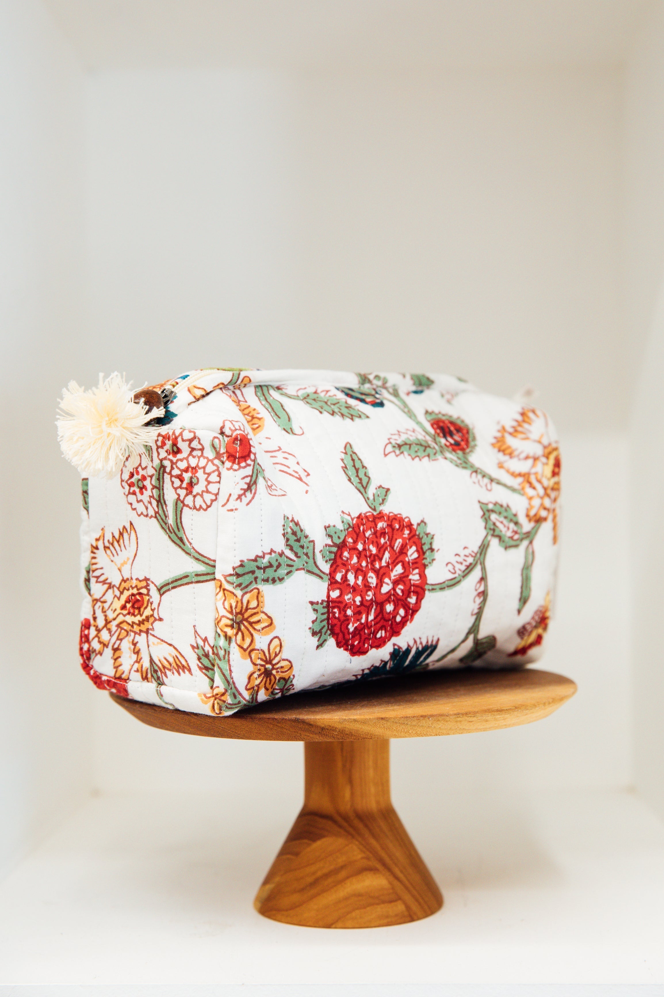 Quilted Indian Cosmetic Bag