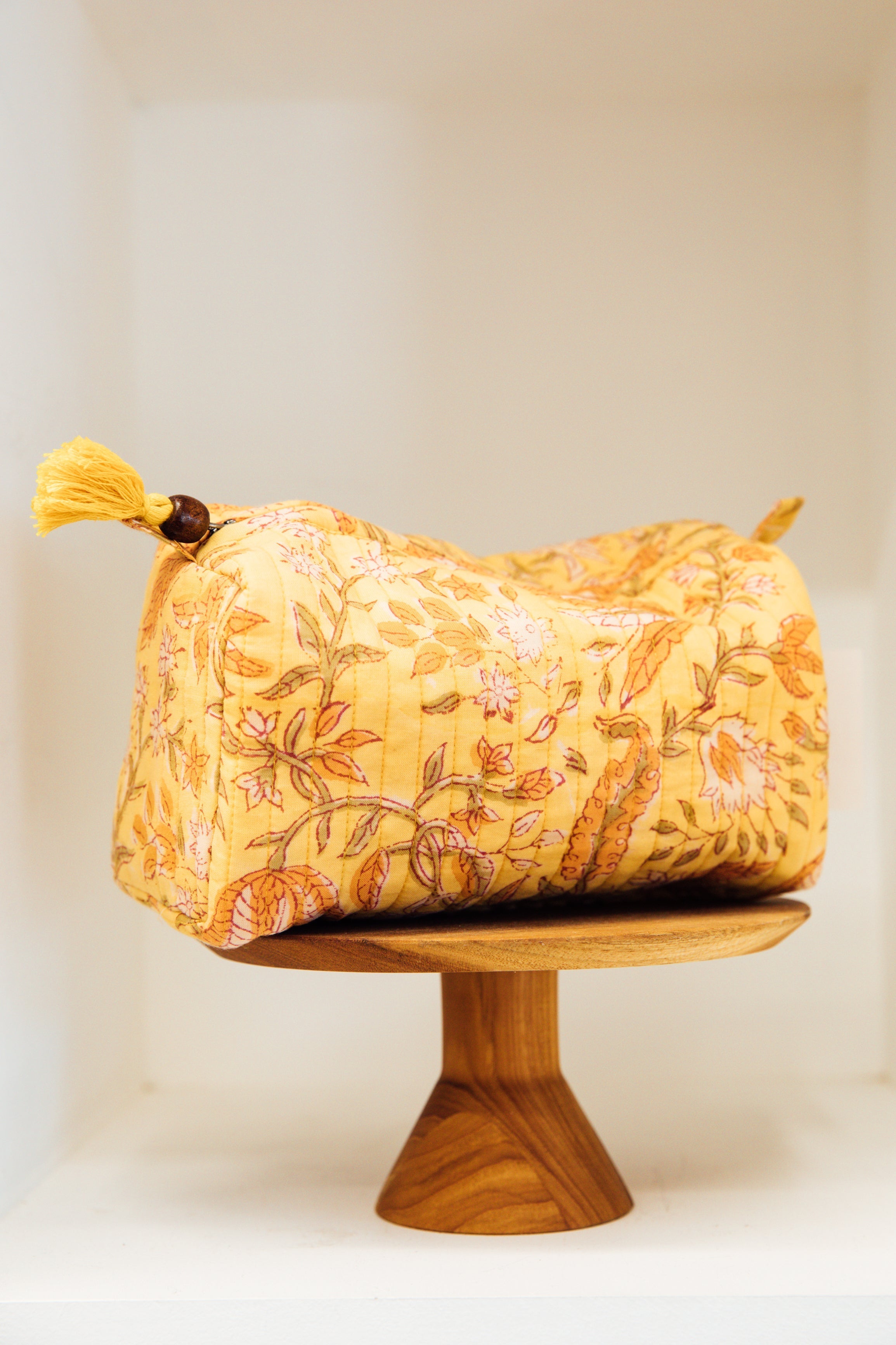 Quilted Indian Cosmetic Bag