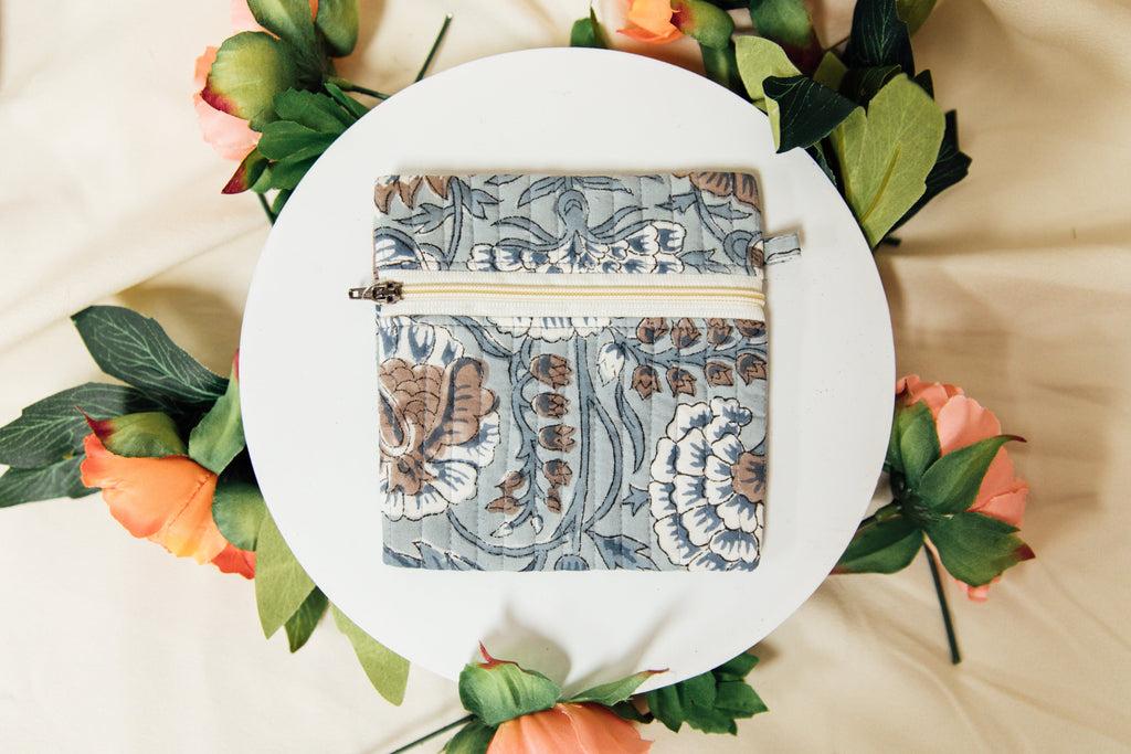 Block Printed Coin Purses
