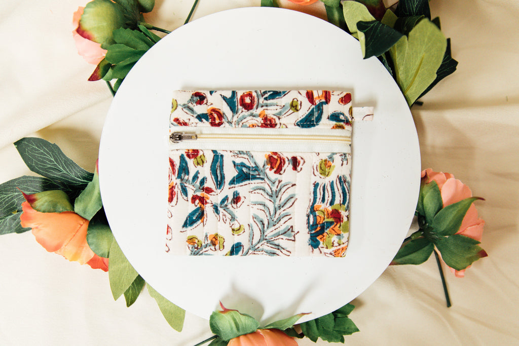 Block Printed Coin Purses
