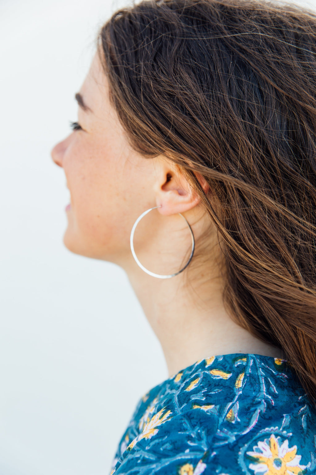 Dainty Sterling Hoop Earrings