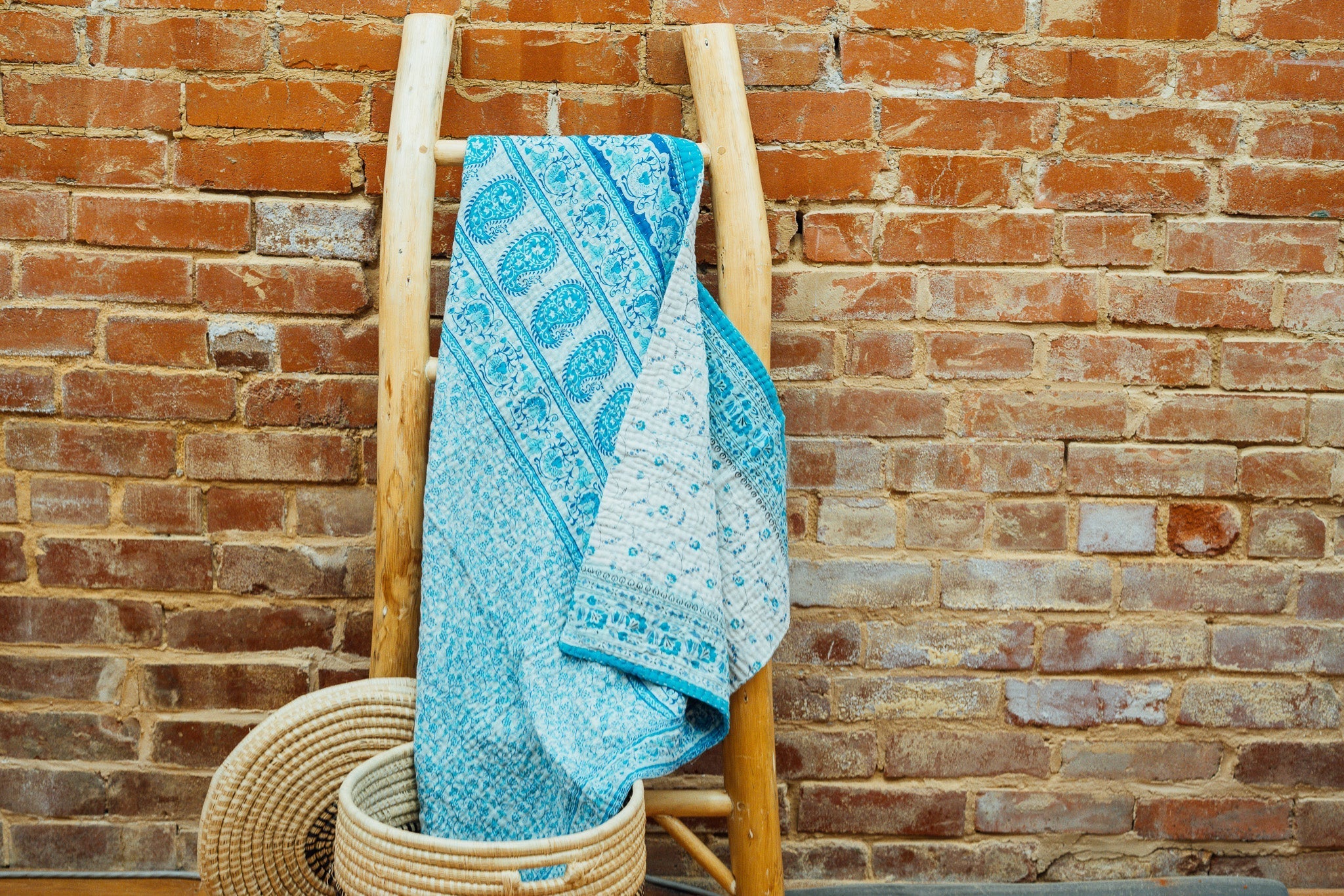 Kantha Baby Blanket