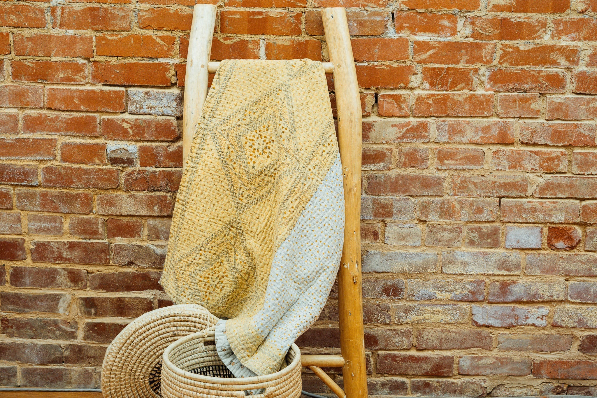 Kantha Baby Blanket