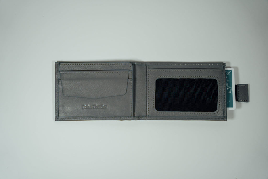 Pull Tab Leather Wallet