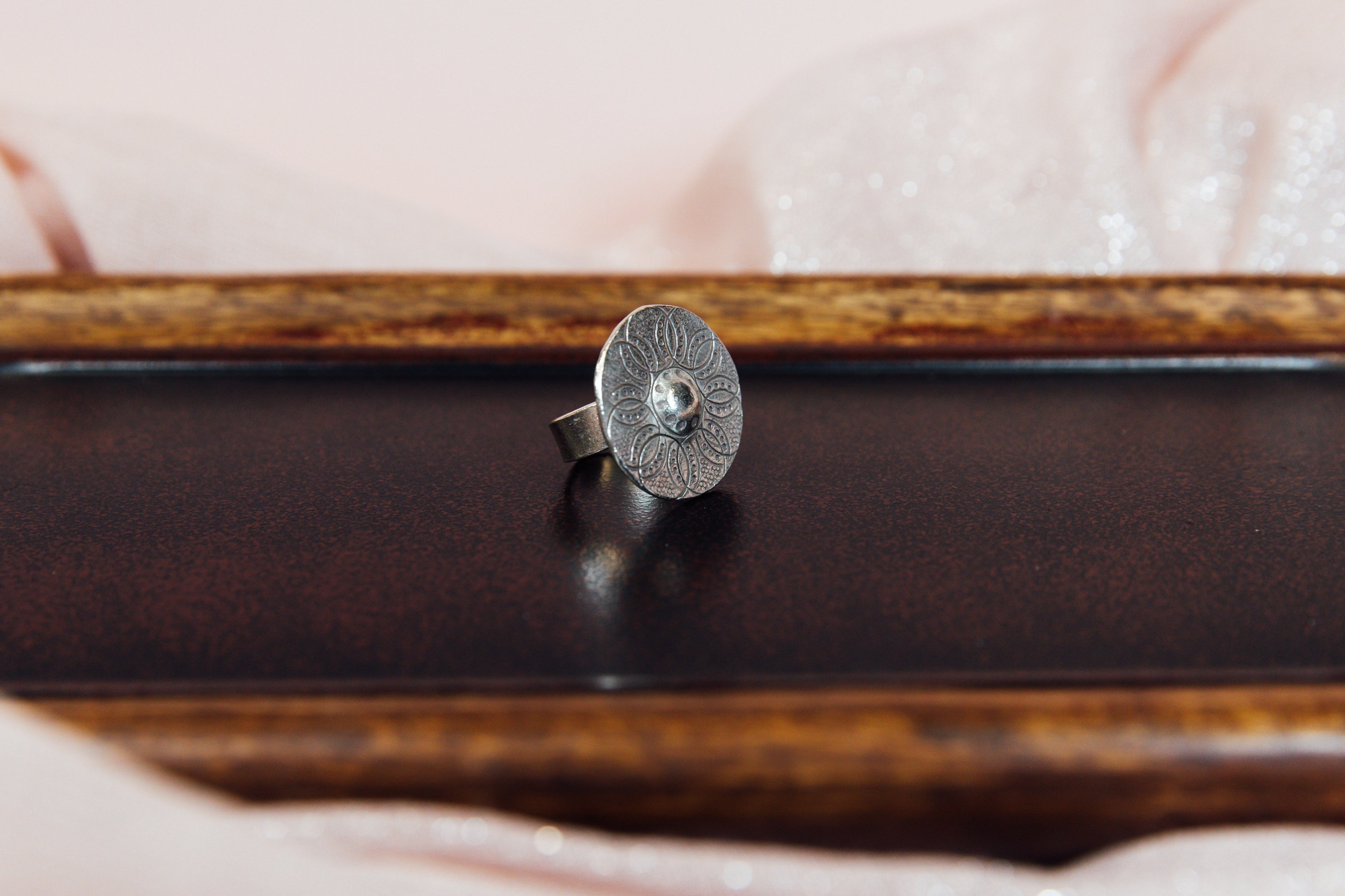 Lalana Silver Statement Ring