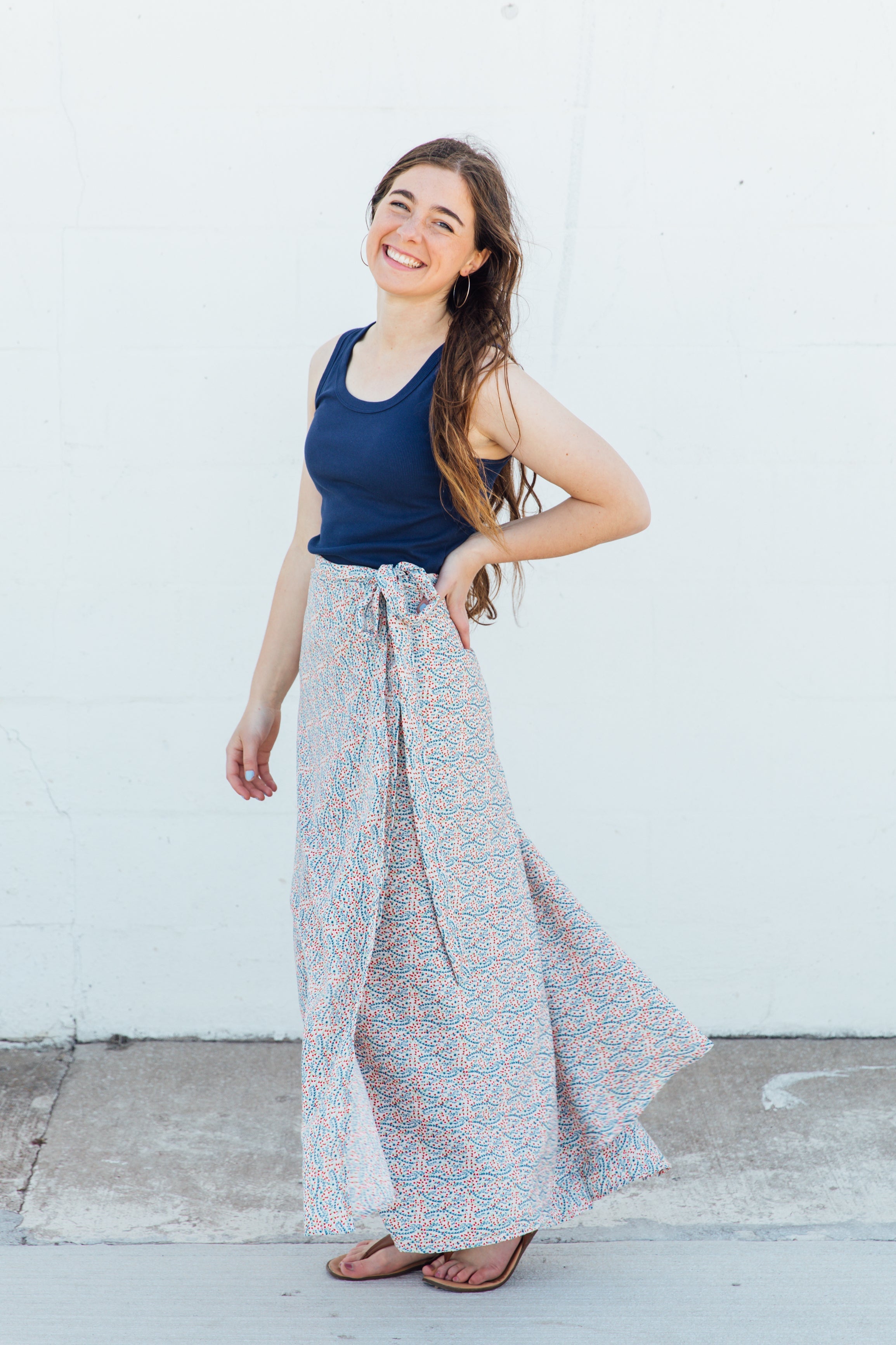 Maxi Wrap Skirt