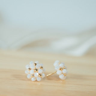 Cristal Beaded Studs