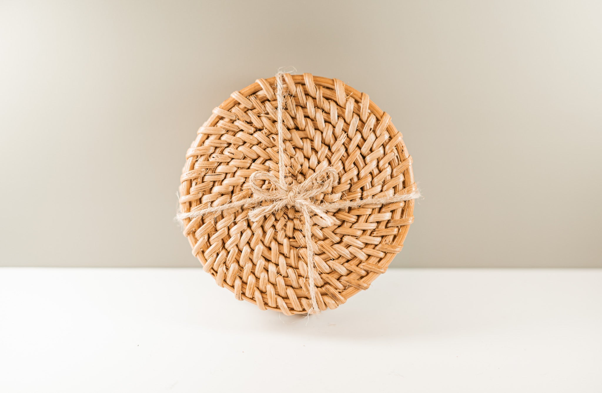 Wicker Coaster Set