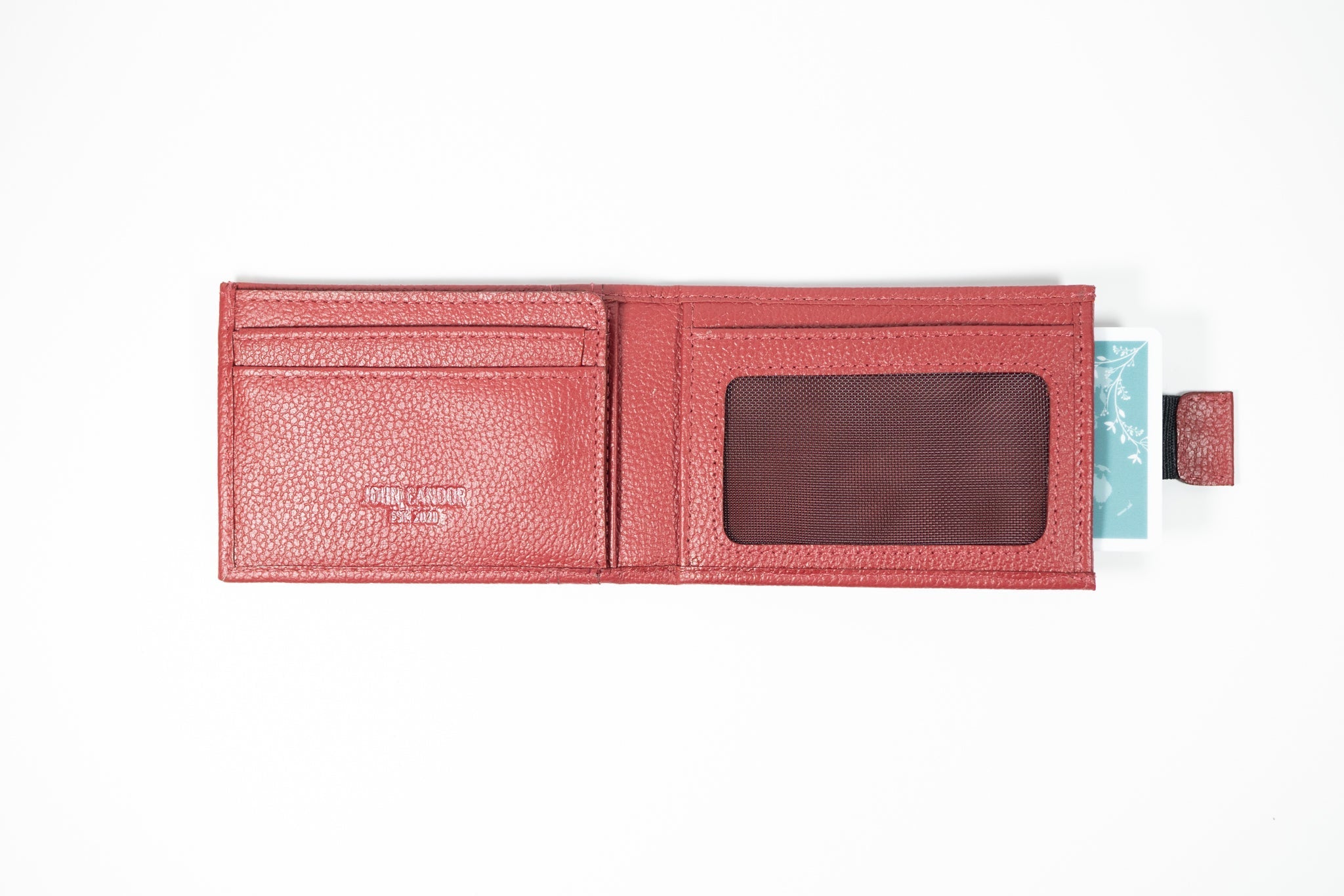 Pull Tab Leather Wallet