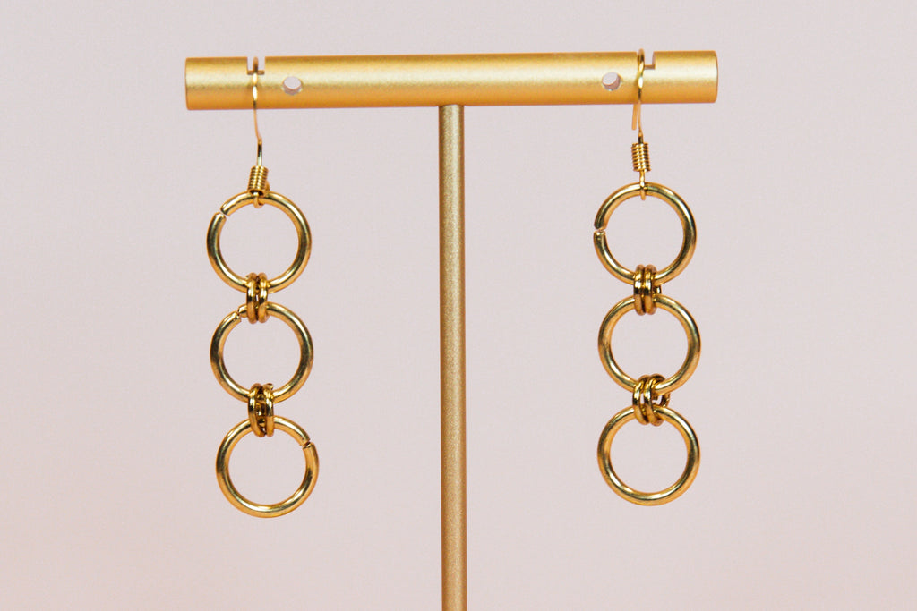 Savita Triple Hoop Earrings