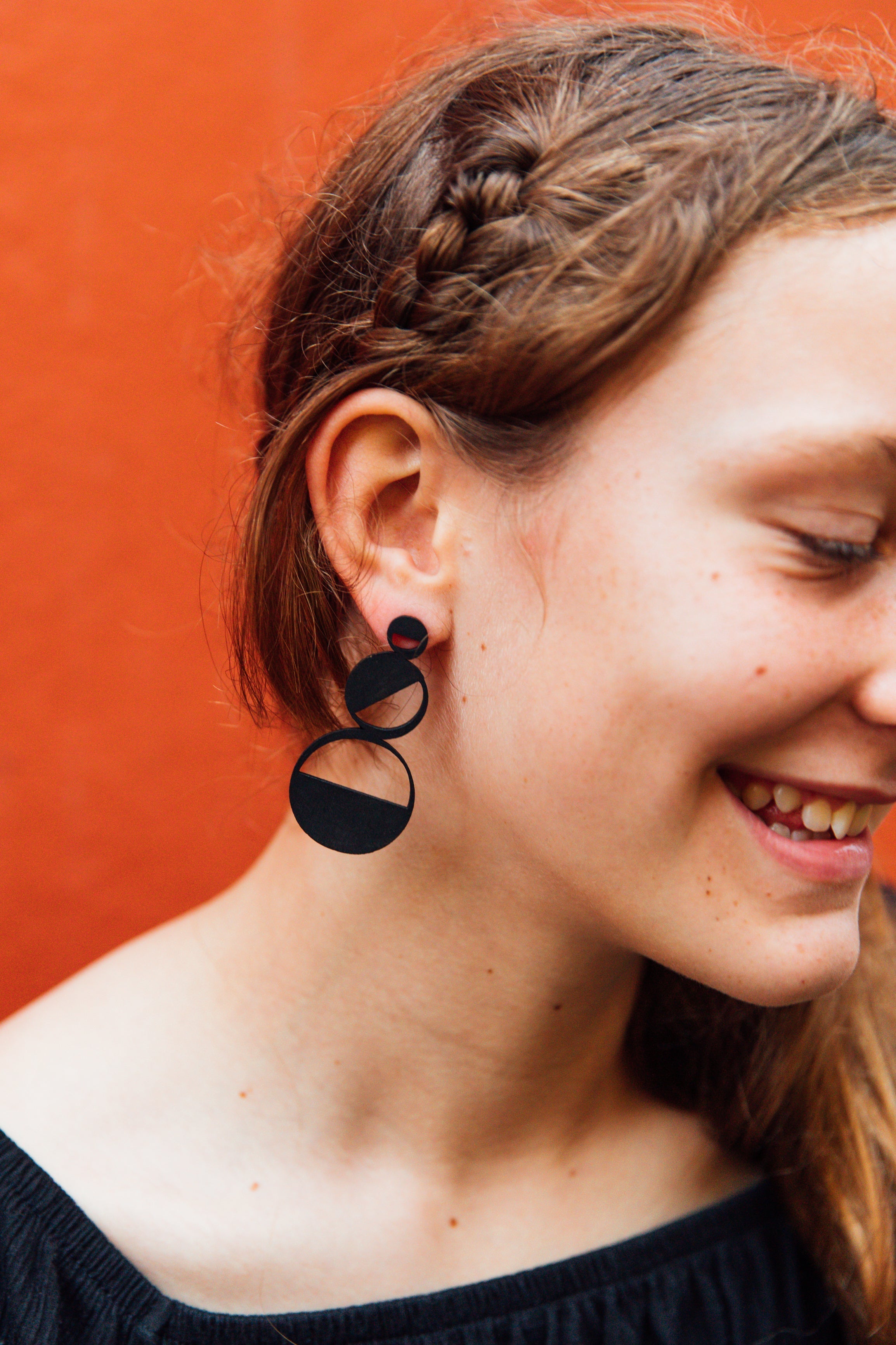 Sofia Wooden Earrings